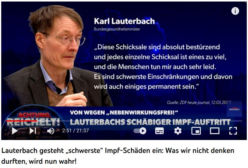 Lauterbach dreht sich um 360 Grad vie Annalena Baerbock sagen würde.